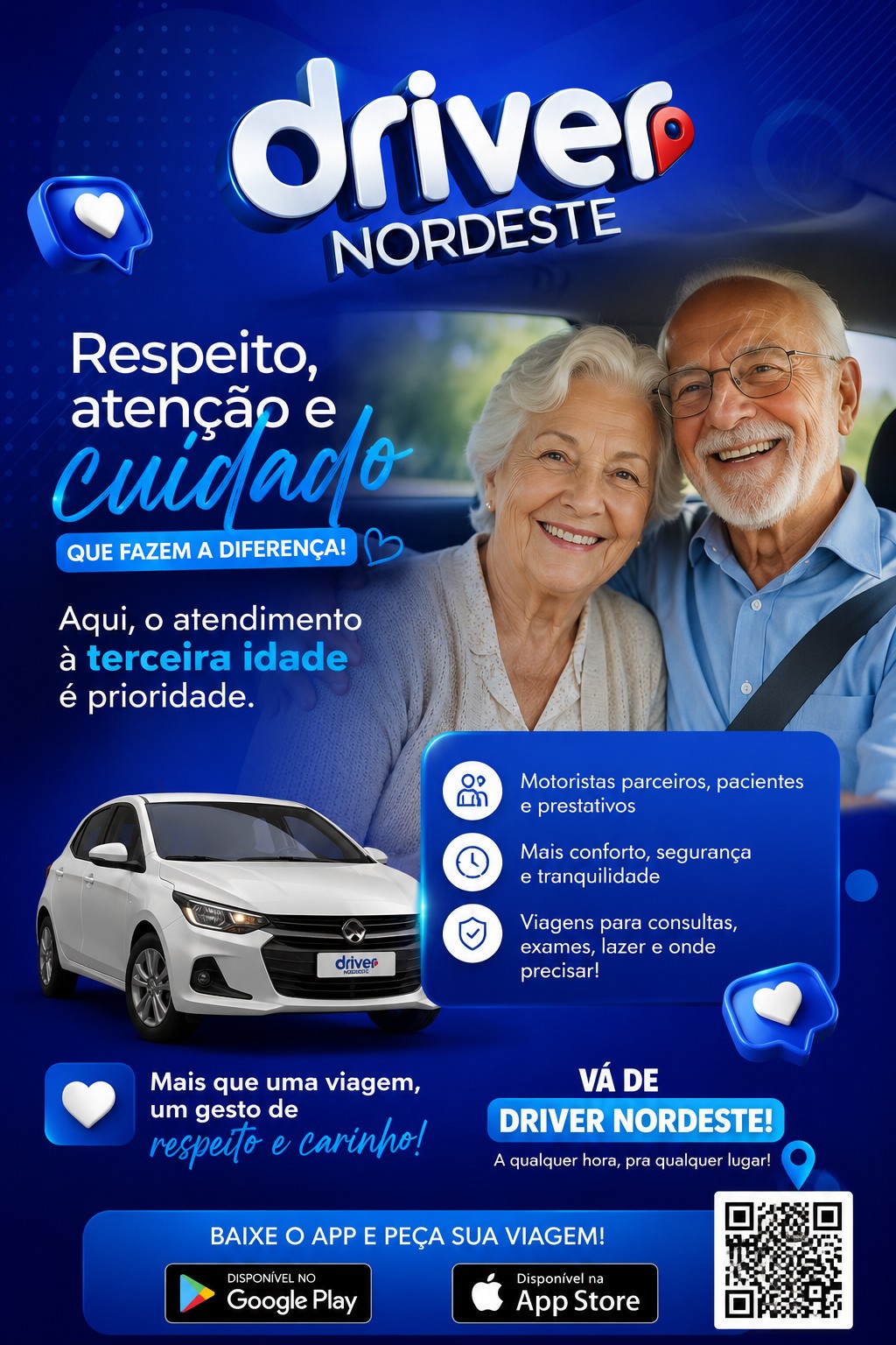 Atendimento à terceira idade DRIVER NORDESTE